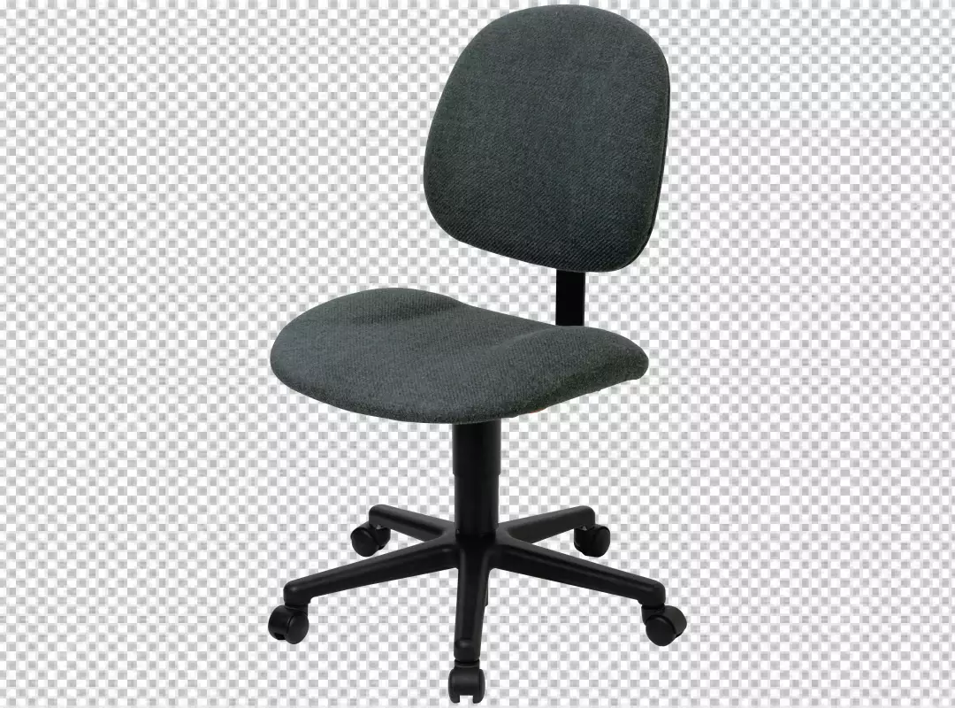 Free Premium PNG office chair black colorisolated on transparent background