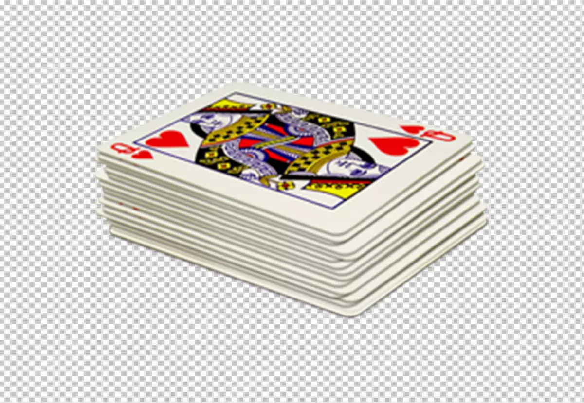Free Premium PNG Original full deck with 54 cards with illustrations of King Queen Jack and Joker Set transparent background 