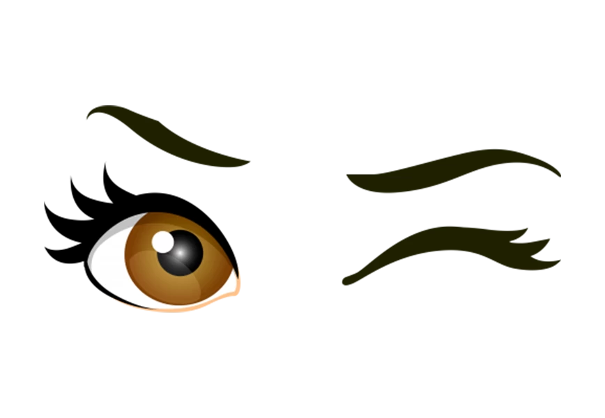 Free Premium PNG Pair of eyes illustration PNG