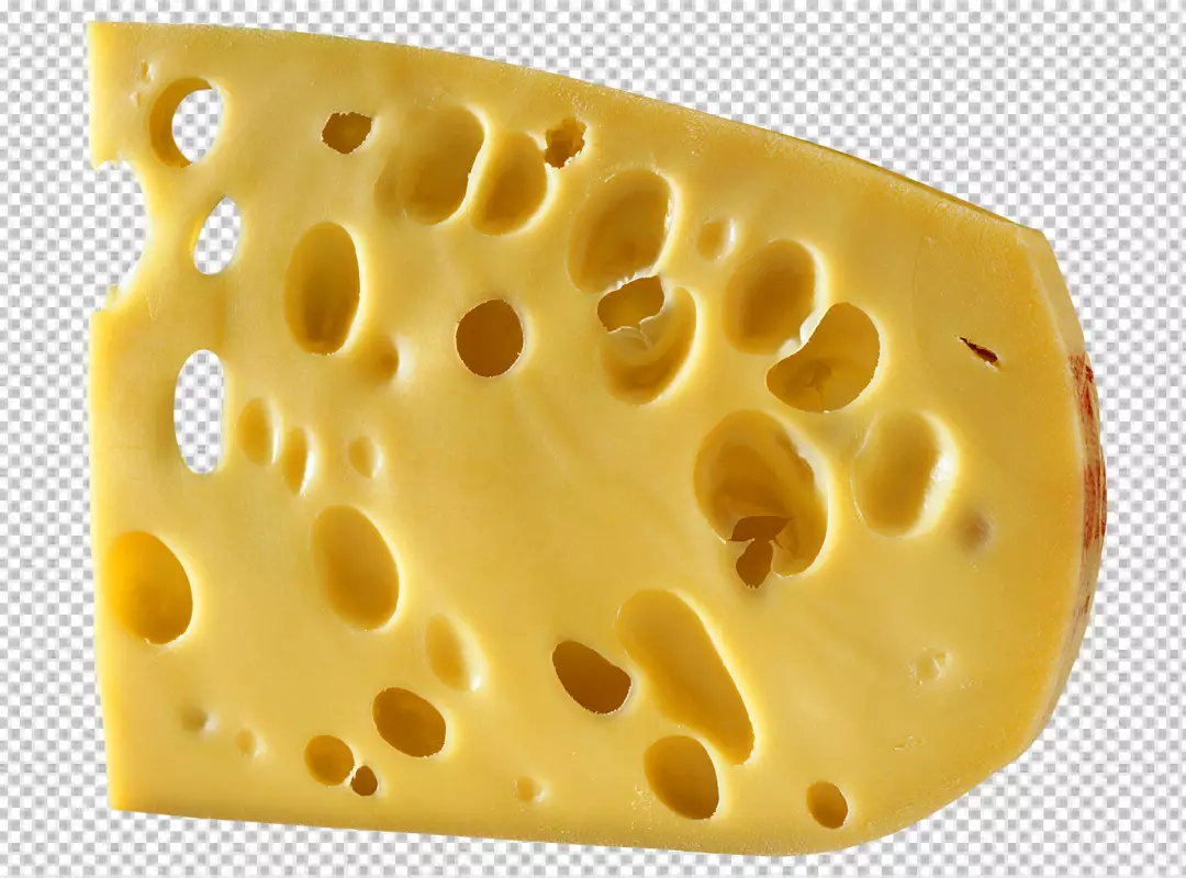 Free Premium PNG piece of cheese with holes on it PNG