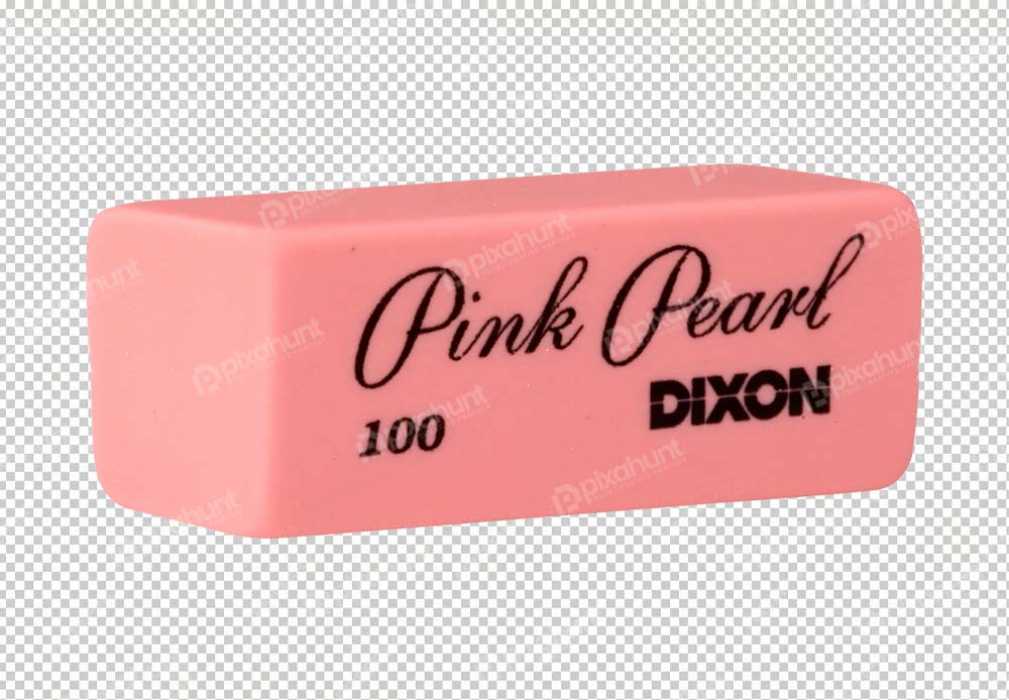 Free Premium PNG Pink Erasers - Dixon