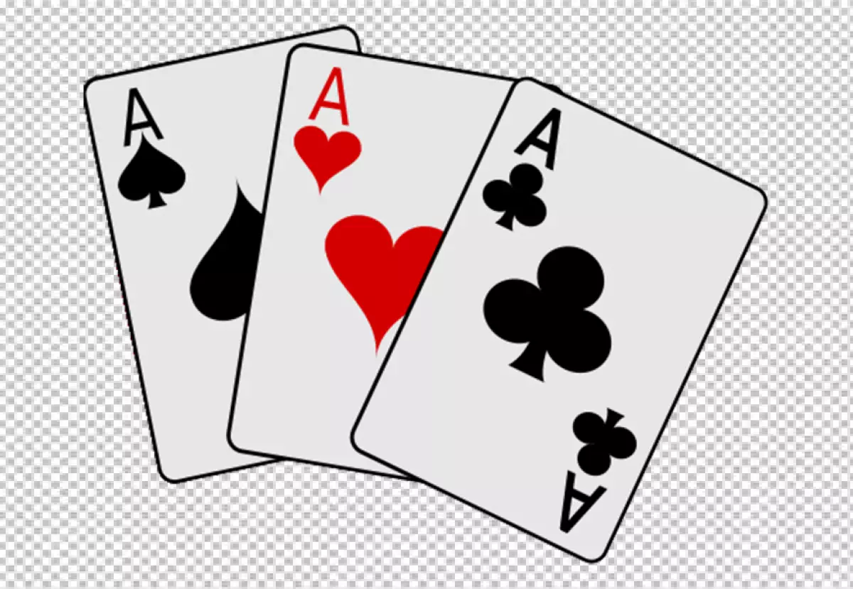 Free Premium PNG Playing cards on transparent background top view