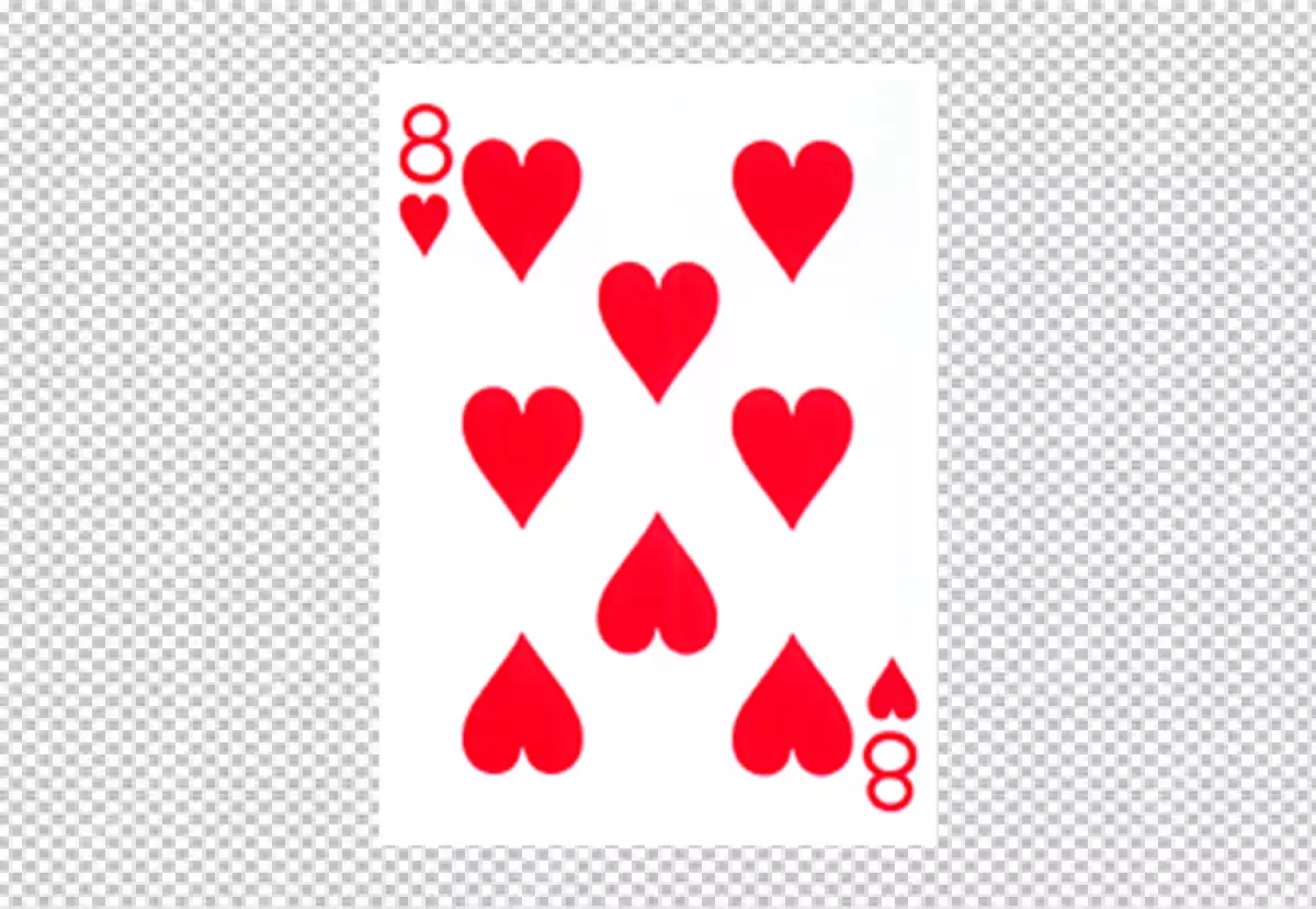 Free Premium PNG playing red card with transparent background 