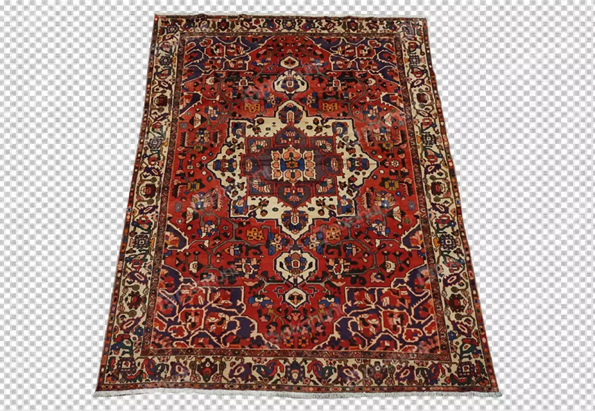 Free Premium PNG Qatari Bokara Rug Octagonal Pattern Symmetrical Carpet Lines Clipart carpet transparent background  
