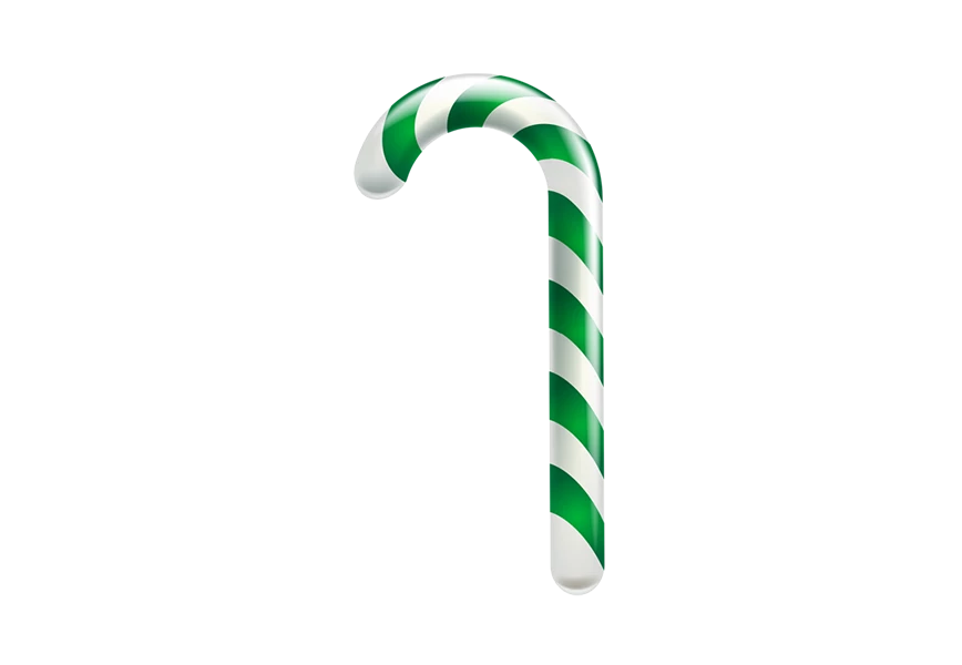 Free Premium PNG Rainbow colored candy cane isolated on transparent  background