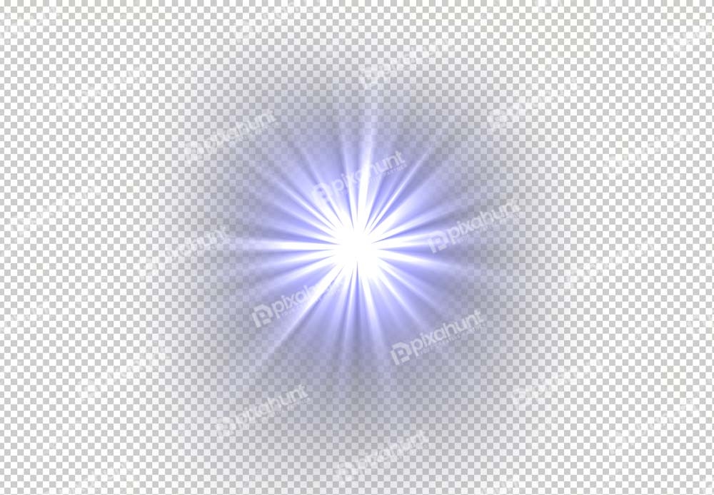 Free Premium PNG Rays Light shine flash sun star effect