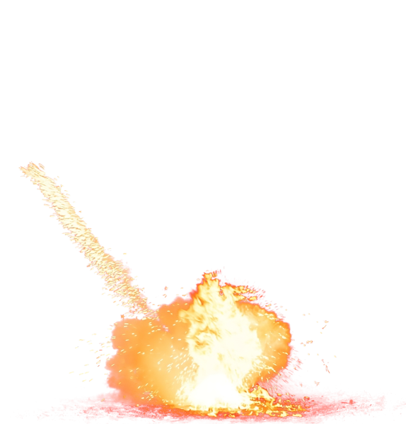 Free Premium PNG Realistic fire explosion isolated | Big Fire Explosion