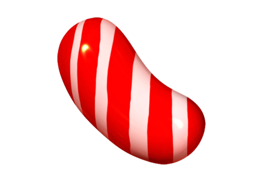 Free Premium PNG red and white candy on transparent background