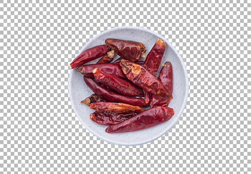 Free Premium PNG red chilli paste on the bowl
