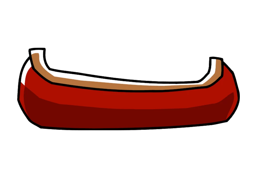 Free Premium PNG Red color boat illustration 