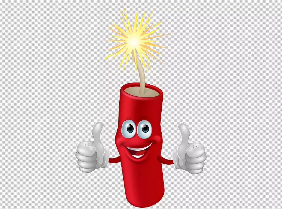 Free Premium PNG Red dynamite bomb realistic style PNG