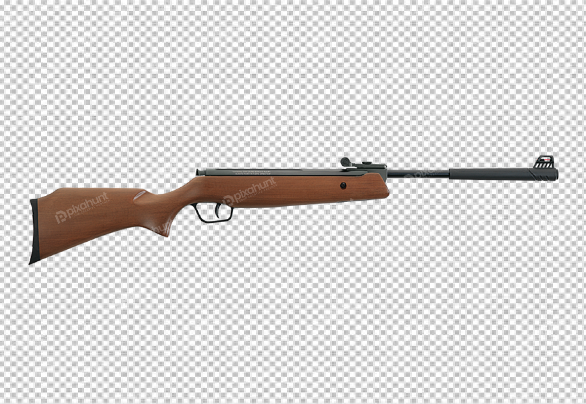 Free Premium PNG Rifle with transparent background high quality ultra hd