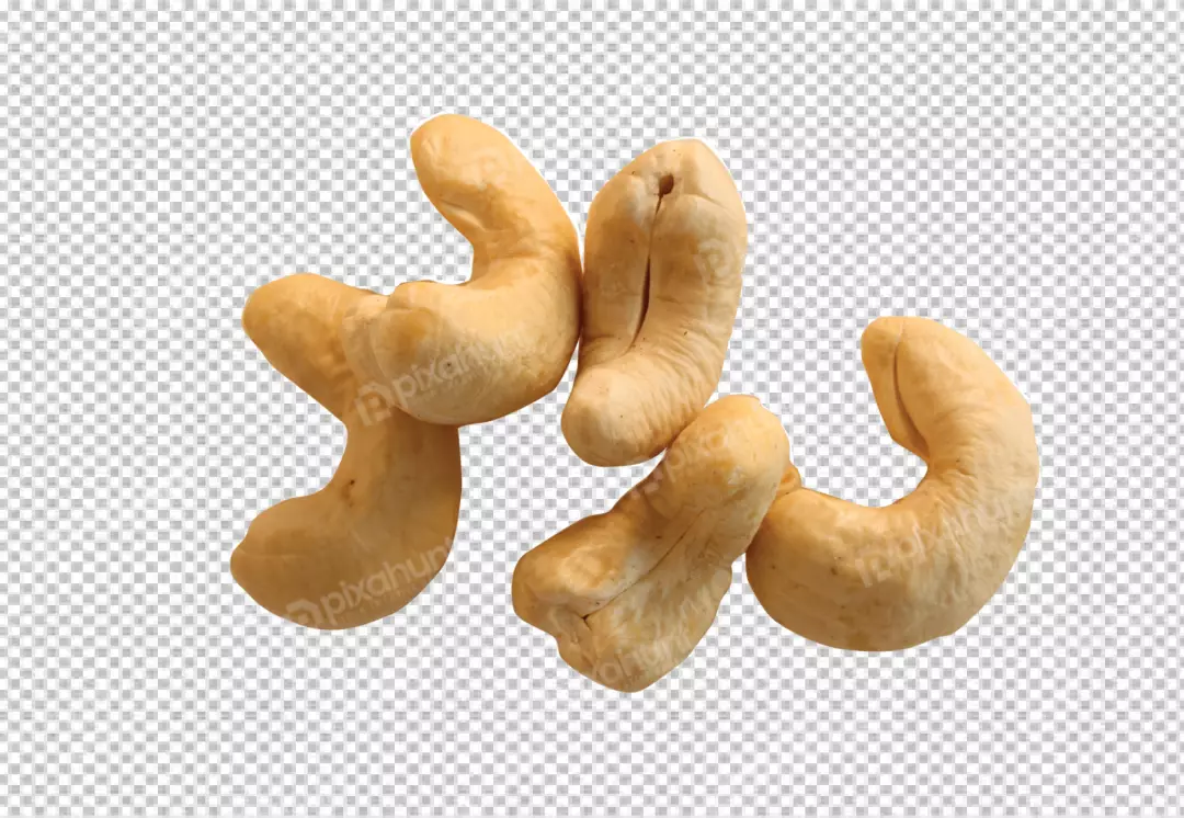 Free Premium PNG Roasted cashew nut in bowl isolated on transparent background png