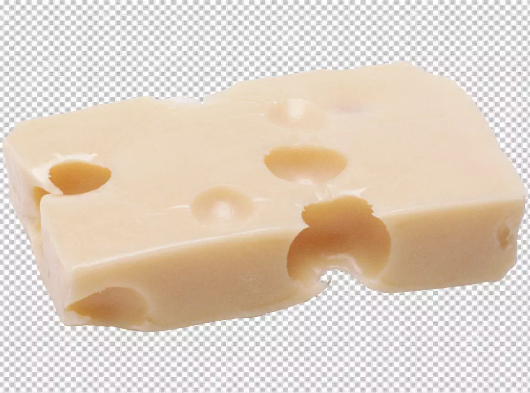 Free Premium PNG Savory Piece Nutty Rich Cheese on a White or Clear Surface PNG Transparent Background