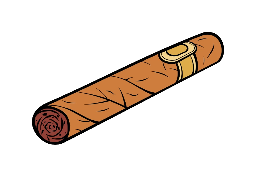 Free Premium PNG Single cigar photo with transparent background png
