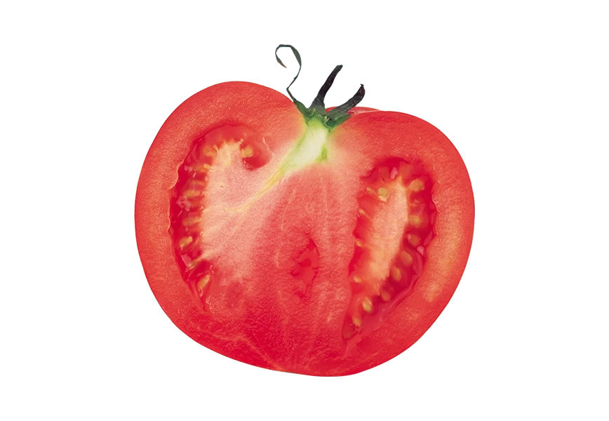 Free Premium PNG Sliced of fresh red tomatoes