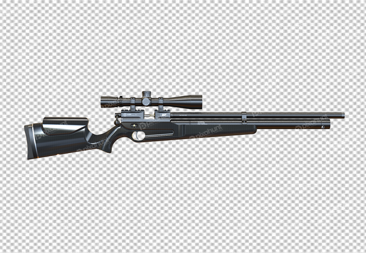 Free Premium PNG Sniper rifle transparent background 
