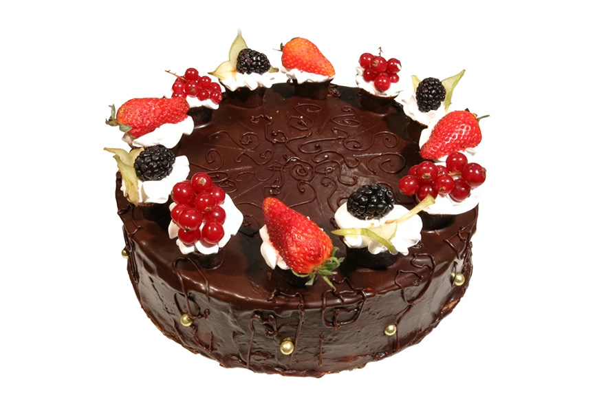 Free Premium PNG Strawberry fruit cake on   transparen background 