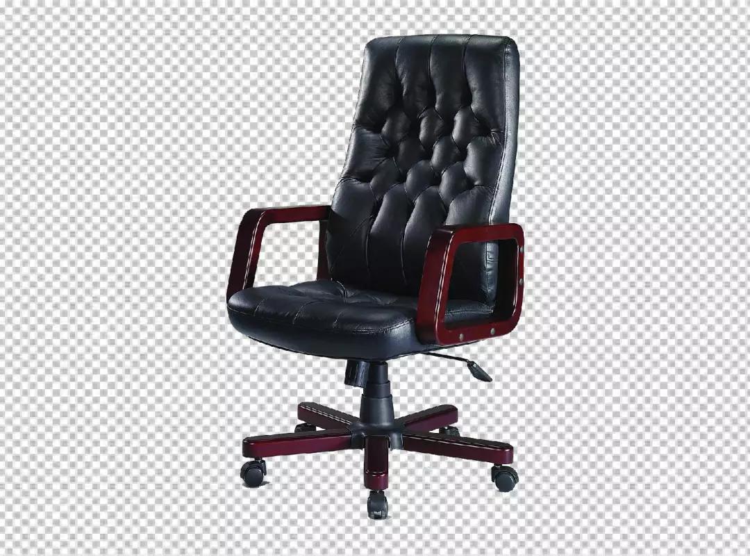Free Premium PNG Stylish workplace interior with modern office chair on transparent background PNG
