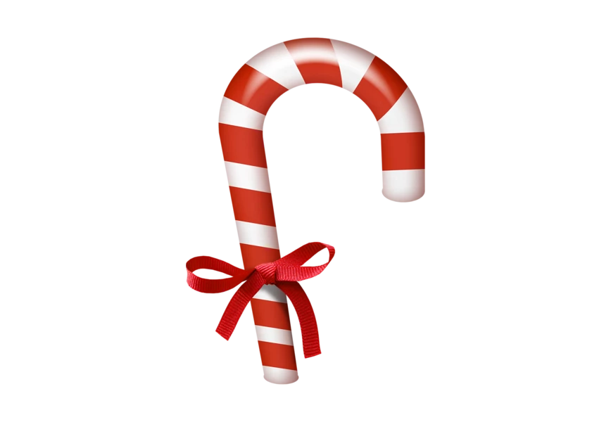 Free Premium PNG Sweet candy cane icon for festive joy  transparent background