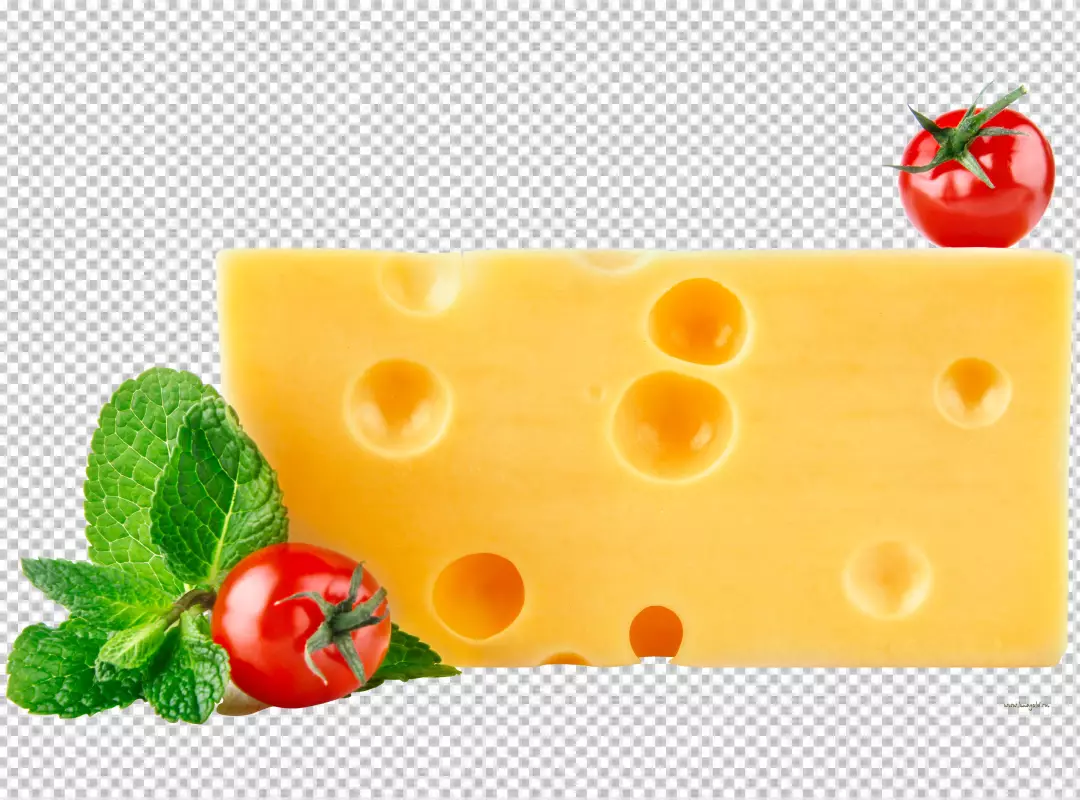 Free Premium PNG Swiss cheese cube isolated on PNG