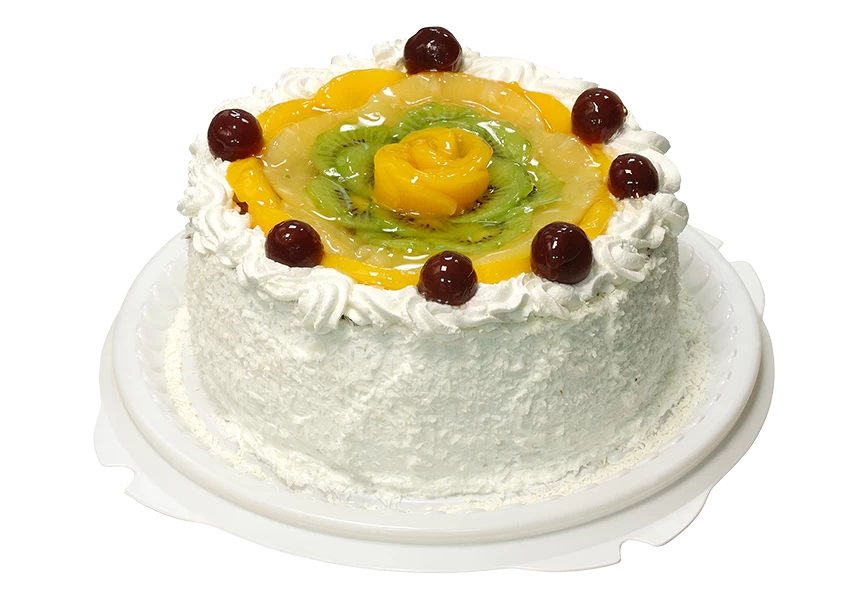 Free Premium PNG Tasty cake on plate  transparent background