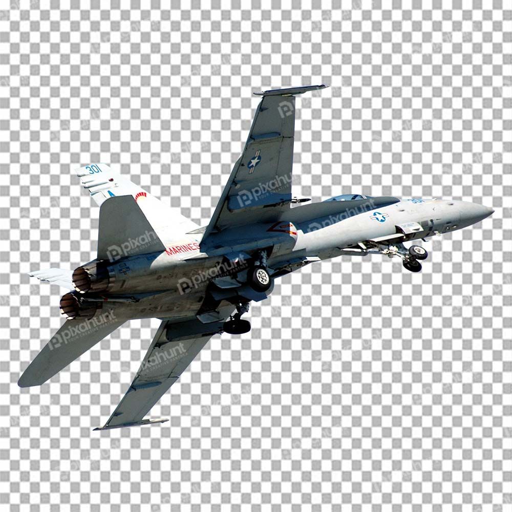 Free Premium PNG The F/A-18 Hornet twin-engine fighter jet design