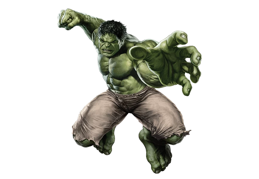 Free Premium PNG The Incredible Hulk