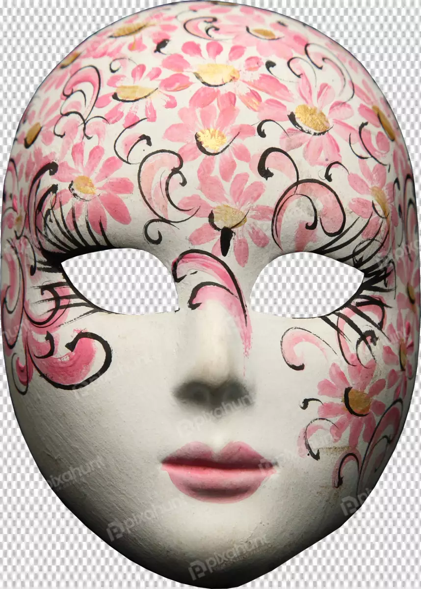 Free Premium PNG theater mask still life