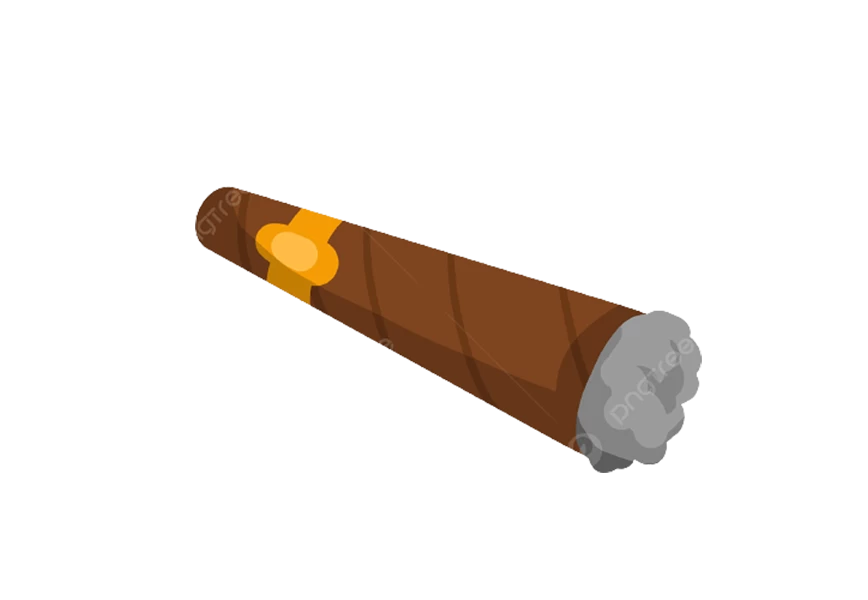 Free Premium PNG Tobacco cigar cartoon icon Smoking nicotine