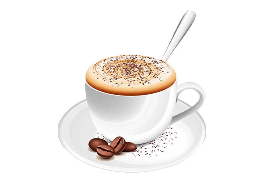 Free Premium PNG Top view delicious coffee cup Transparent Background