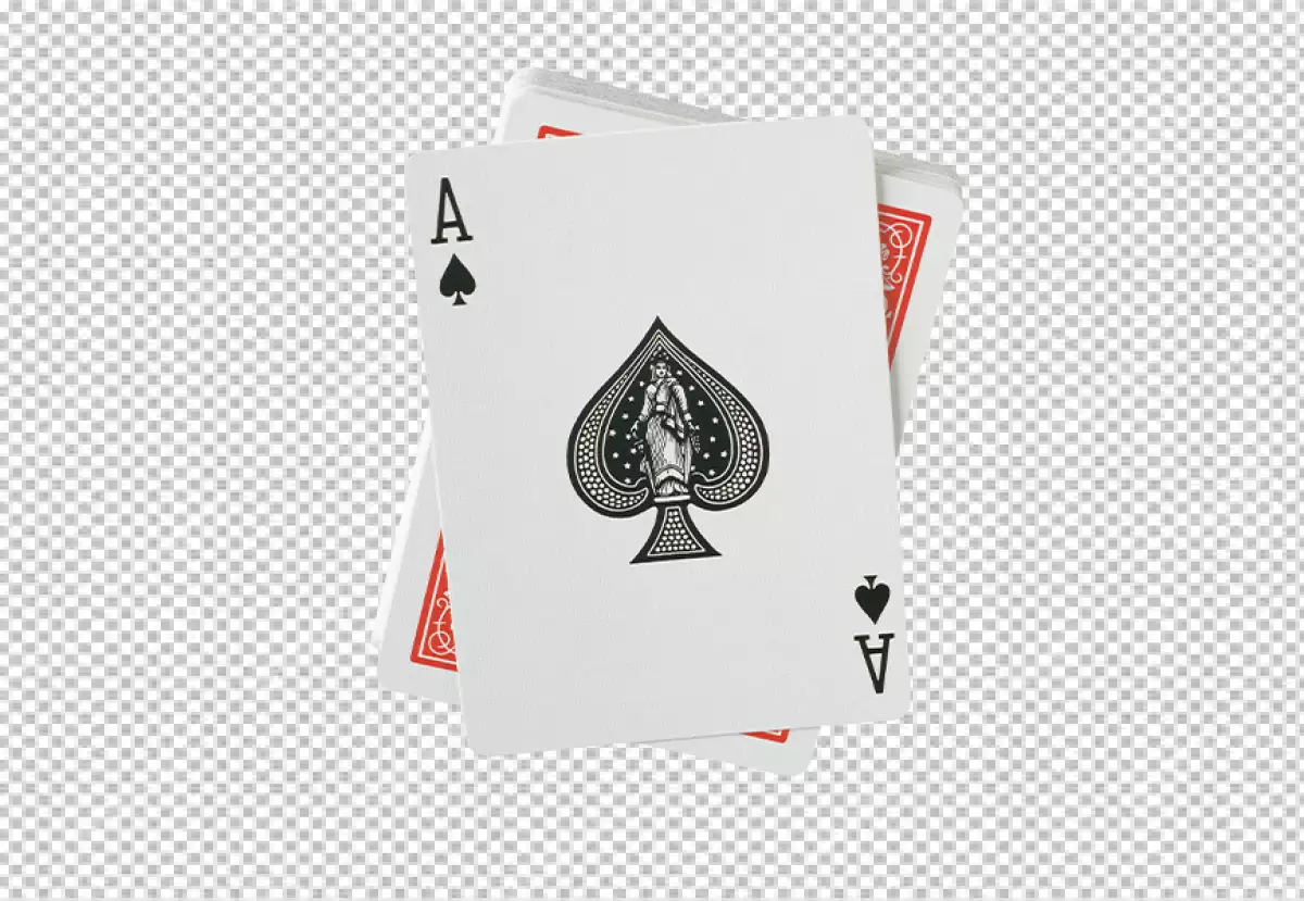 Free Premium PNG Top view playing cards with transparent background 
