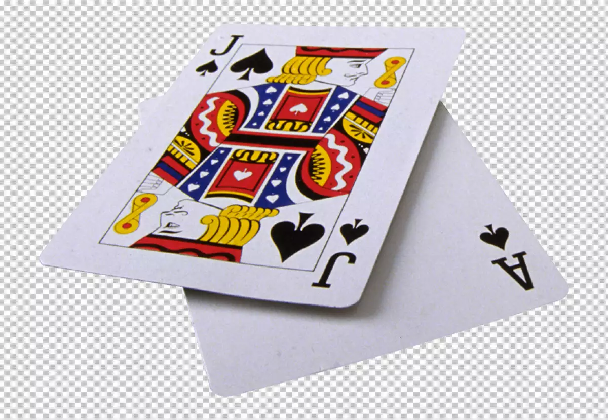 Free Premium PNG Tow poker card transparent background