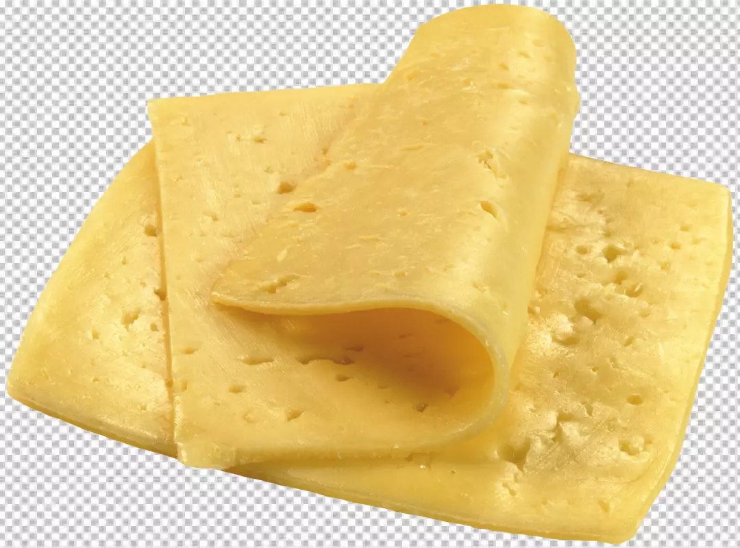Free Premium PNG Triangular slice of yellow semihard swiss cheese transparent background 