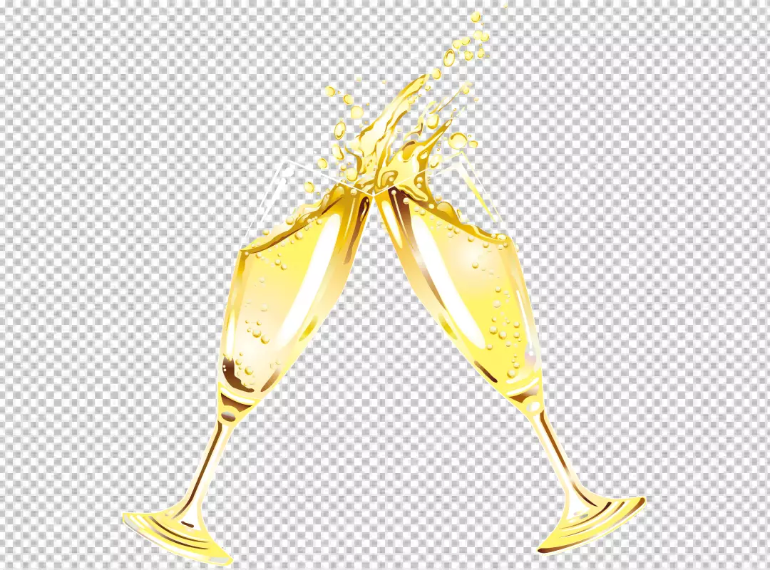 Free Premium PNG two wine glass and wine transparent background 