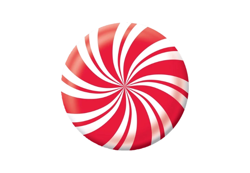 Free Premium PNG Vector big round spiral red and white lollipop on stick isolated on transparent background