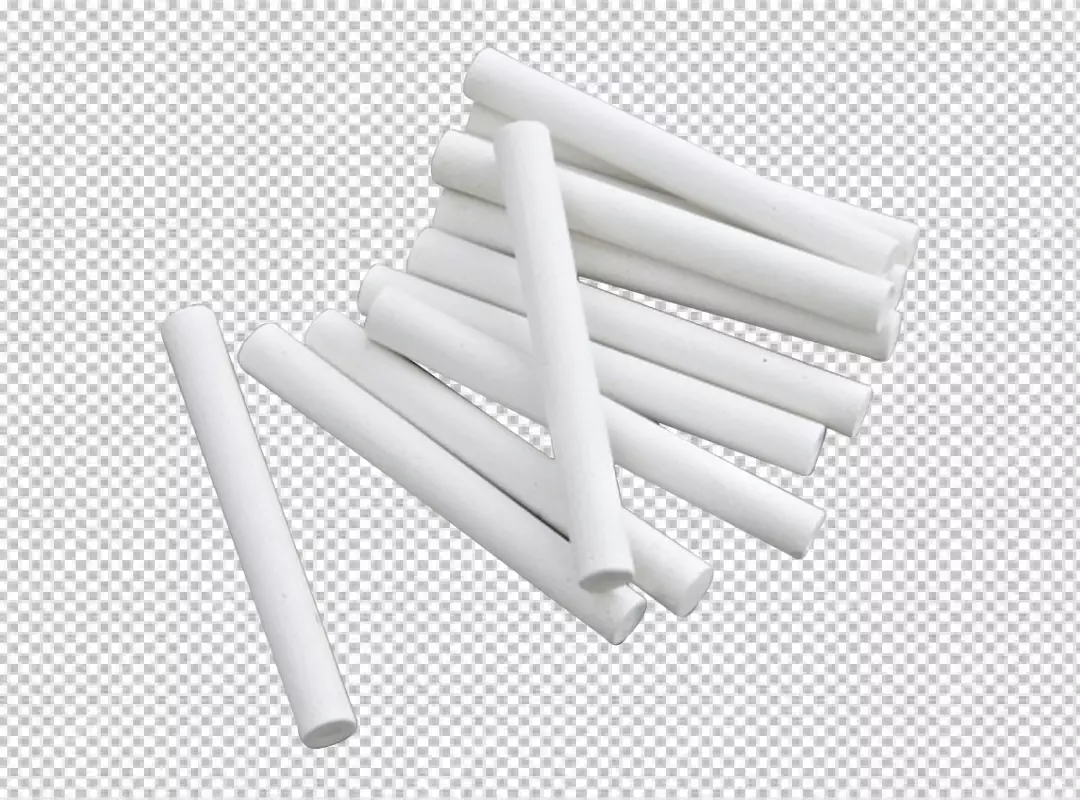 Free Premium PNG White color chalk group transparent background
