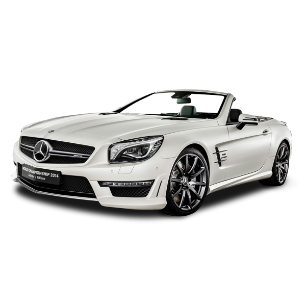 Free Premium PNG White Mercedes AMG SL63 Car