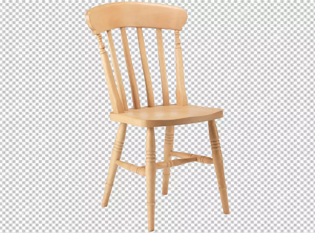 Free Premium PNG wooden chair isolated on white with clipping path