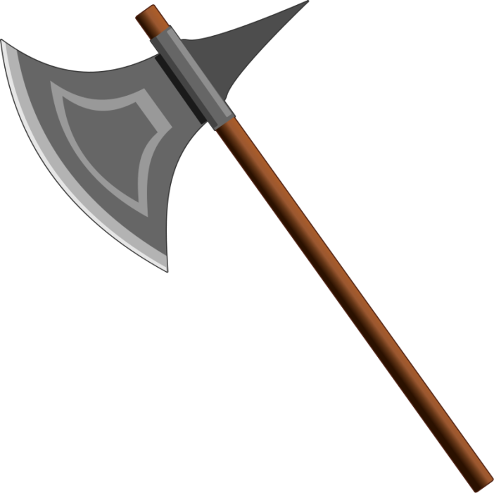 Free Premium PNG Wooden handle battle axe