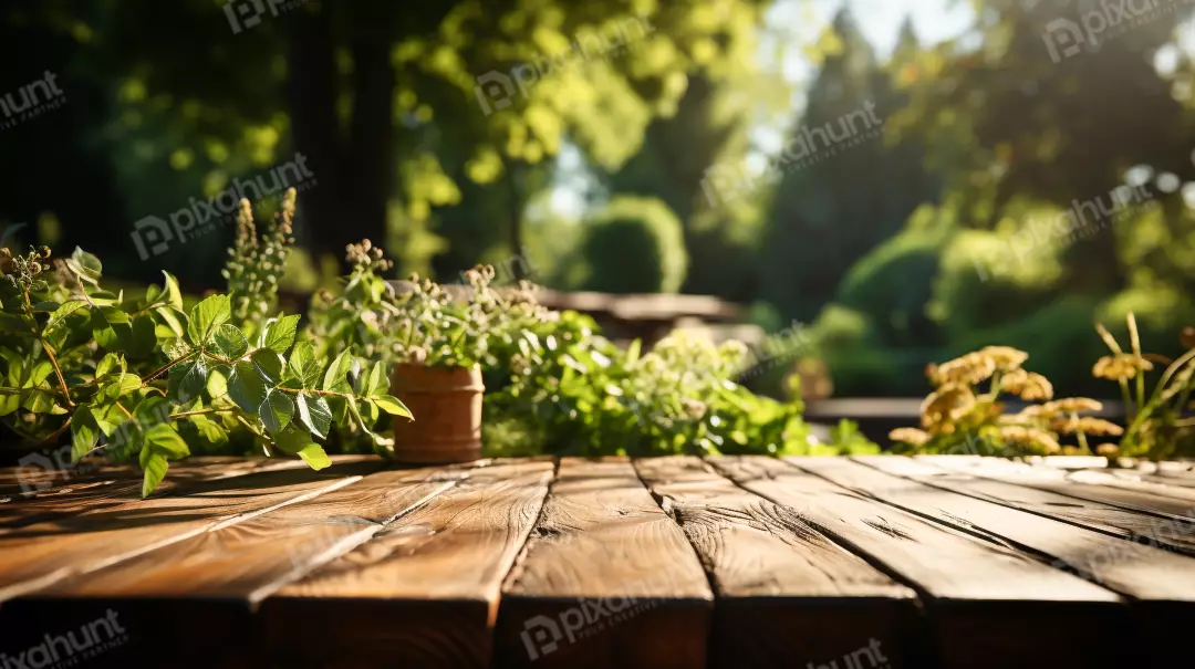 Free Premium Stock Photos Wooden Table Ideal for Product Advertisements