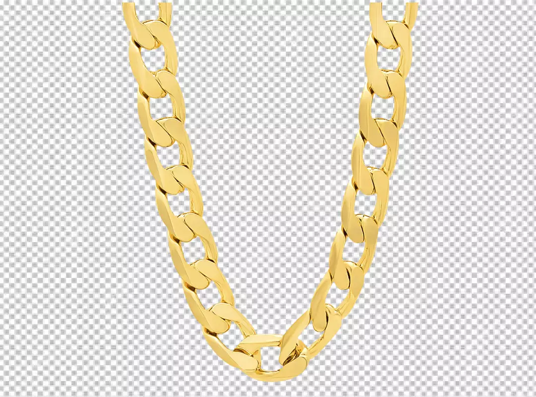 Free Premium PNG Thug Life Real Gold Chain