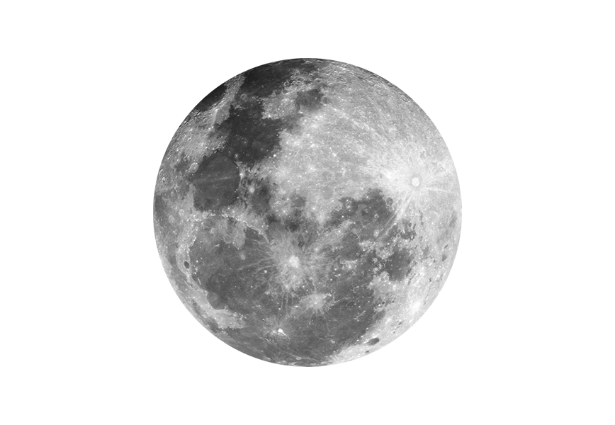 Free Premium PNG Waxing Gibbous Moon