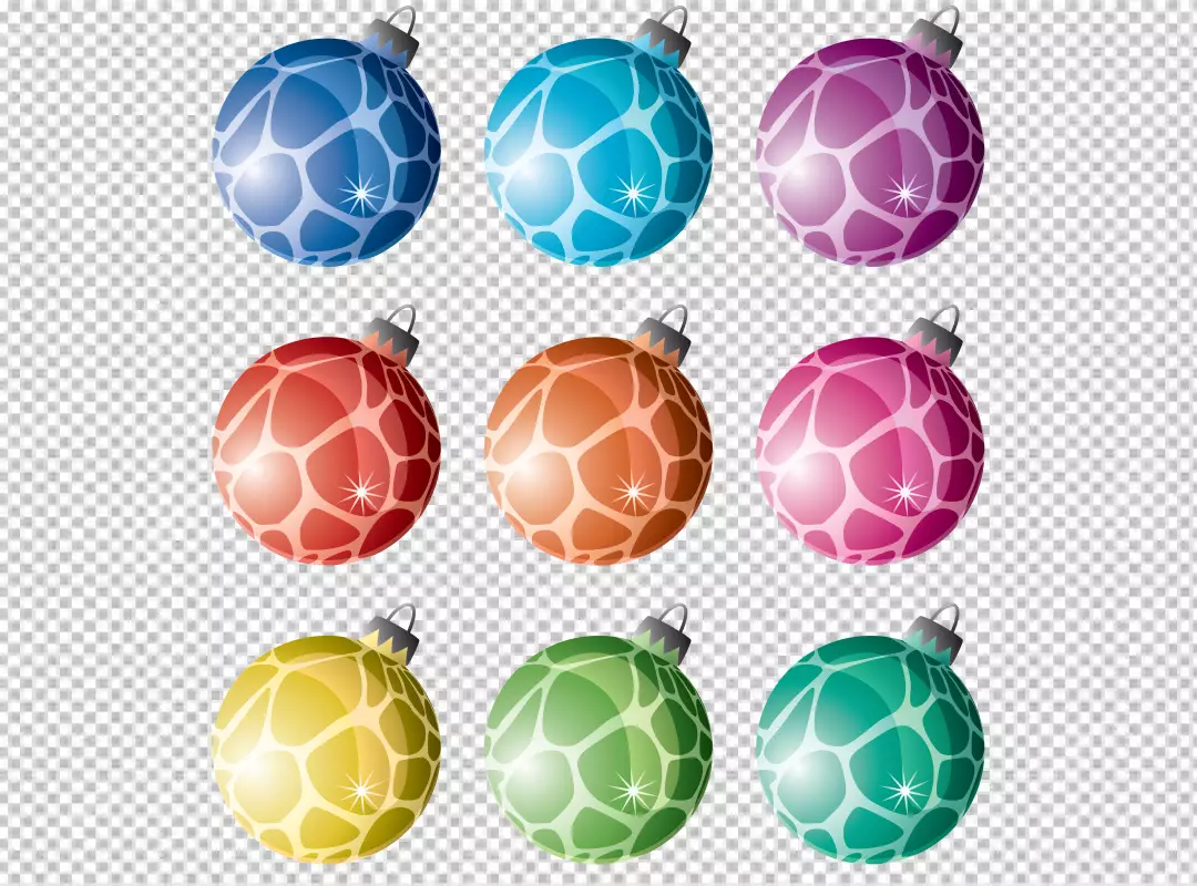 Free Premium PNG Glossy Christmas ball transparent background 