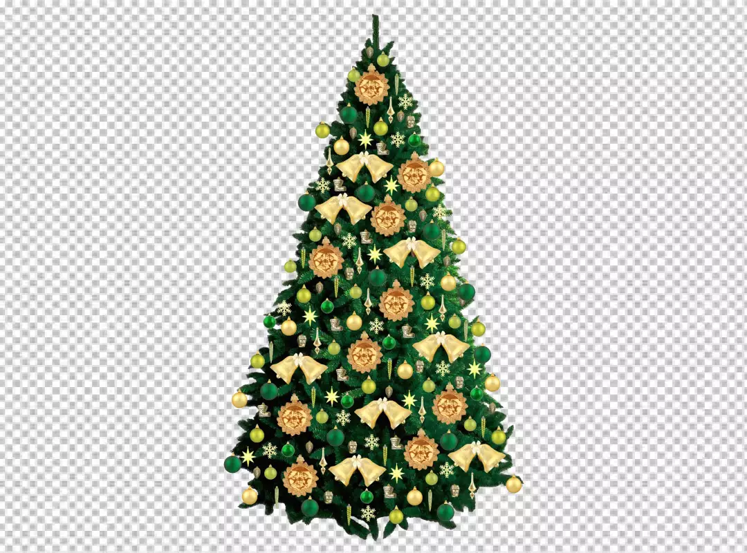 Free Premium PNG Christmas tree isolated on transparent background