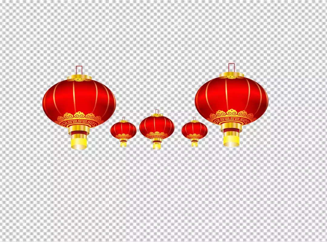 Free Premium PNG Cute Red Lantern for Happy Chinese New Year transparent background 