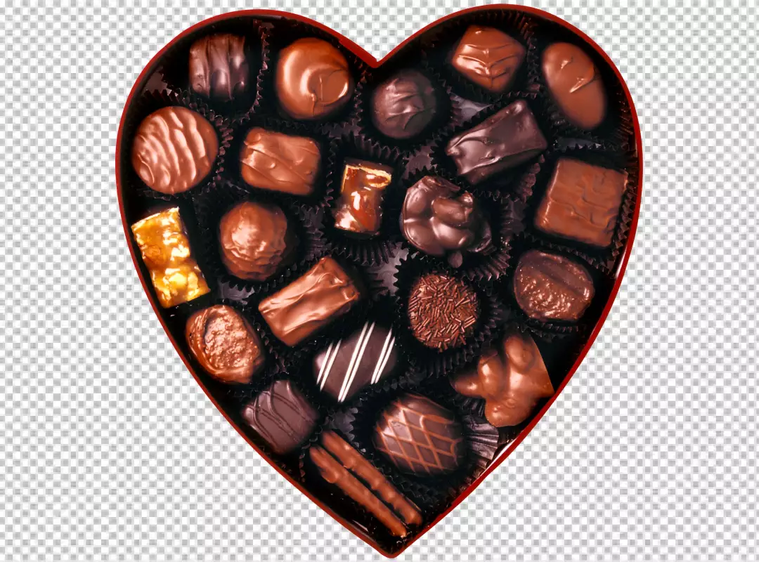 Free Premium PNG chocolate and small ones are each split into three parts isolated on PNG