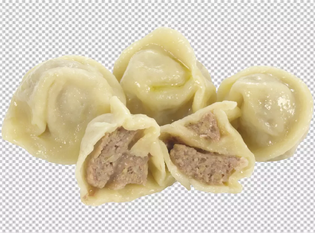 Free Premium PNG Vegetarian momos isolated on transparent background