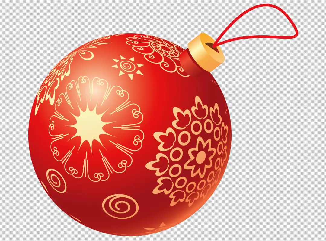 Free Premium PNG A series of ornaments from the year of the year PNG