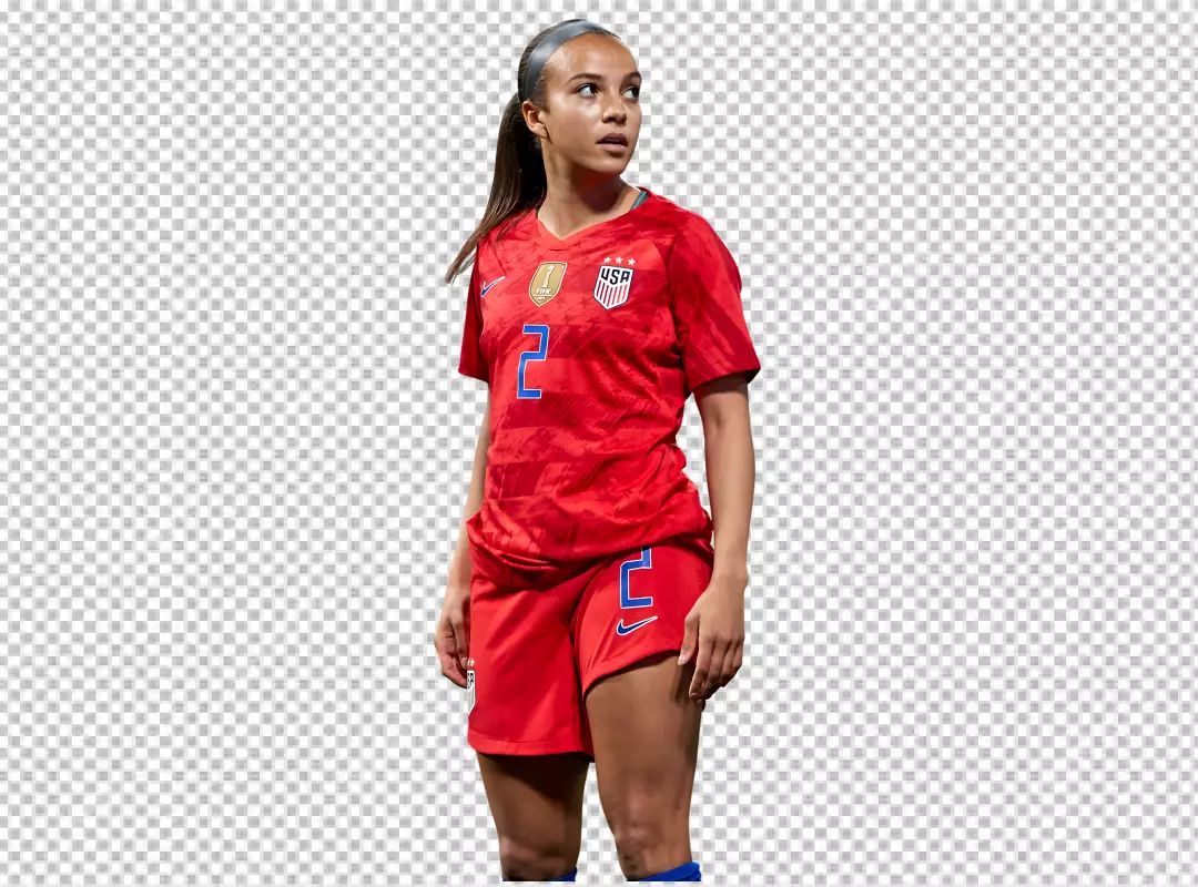 Free Premium PNG USA Women Football Player Mallory Pugh